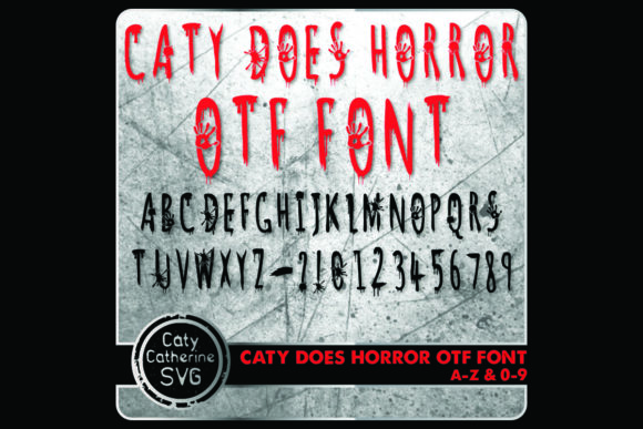 Caty Does Horror Font for Bold Branding
