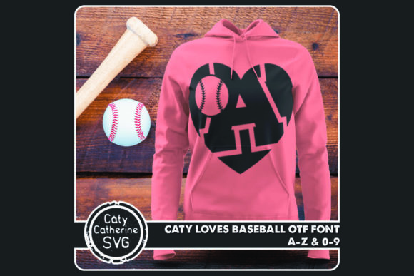 Caty Loves Baseball: A Playful Decorative Font for Sports Editors