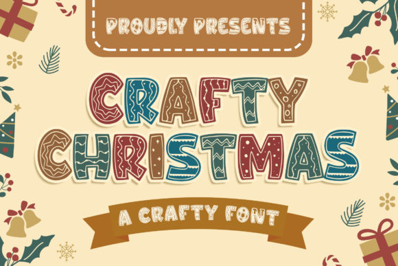 Crafty Christmas: A Festive Decorative Font for Brands