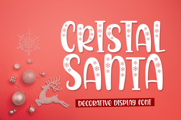 Cristal Santa: The Playful Decorative Font for Holiday Campaigns