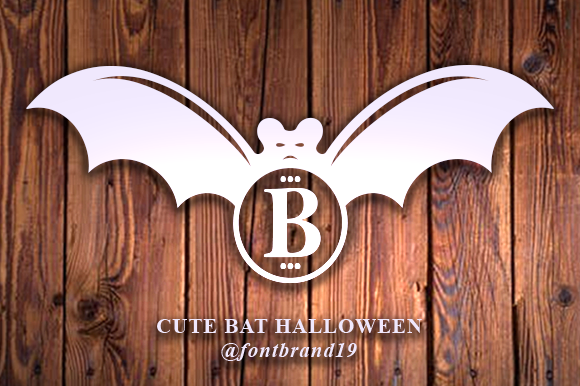 Cute Bat Halloween Font for Spooky Editorial Design
