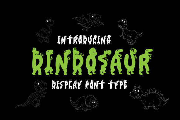 Dindosaur Font: A Playful Typeface for Brands