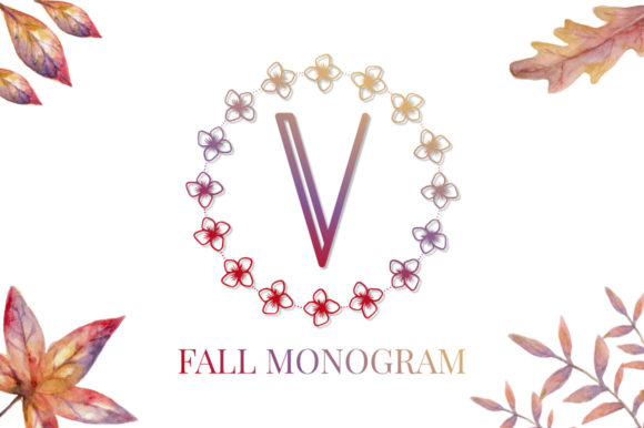Fall Monogram: A Decorative Font for Web Design