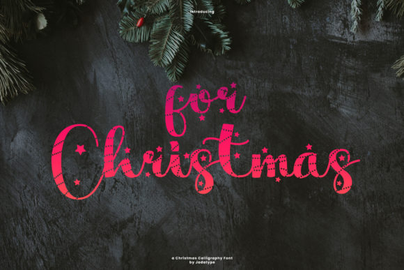 For Christmas: A Premium Script Font for Holiday Web Design