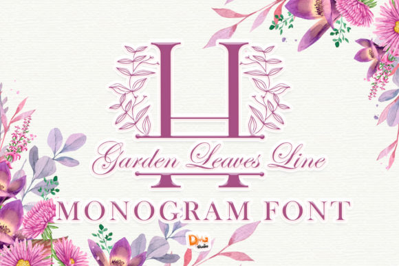 Garden Leaves Line: The Elegant Decorative Font for Marketers