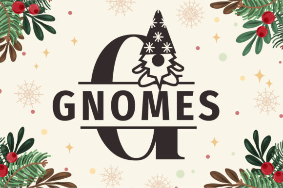 Gnomes Monogram: A Dainty Typeface for Editorial Charm