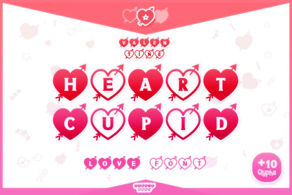Heart Cupid Font Review: A Playful Decorative Typeface