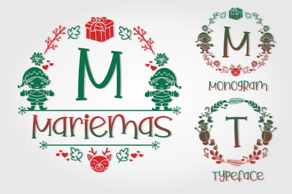 Mariemas: A Festive Decorative Font Review