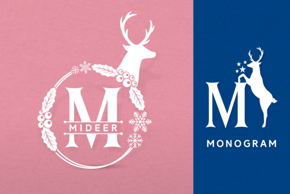 Mideer: A Wintery Decorative Font for Editorial Design