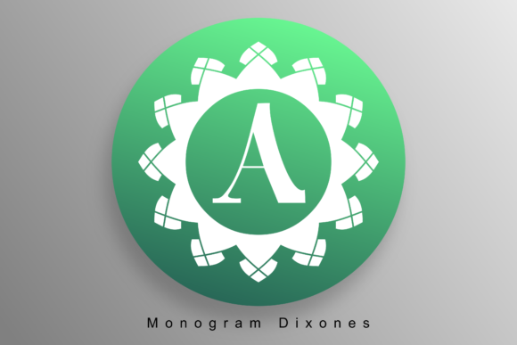 Monogram Dixones: A Decorative Font for Campaigns