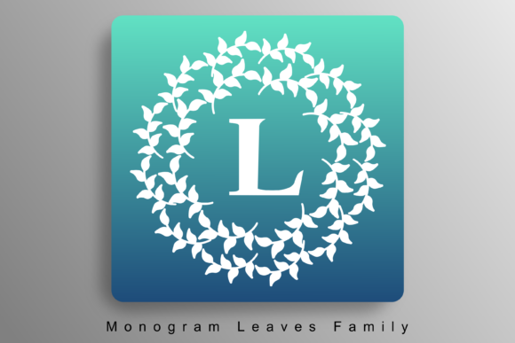 Monogram Leaves Family: A Premium Decorative Font