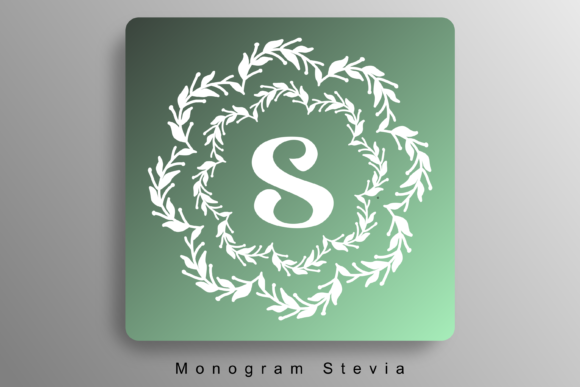 Monogram Stevia Font for Elegant Business Branding