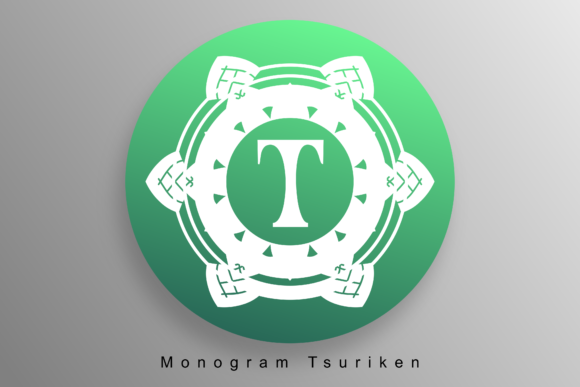 Monogram Tsuriken: A Premium Decorative Font for Brands