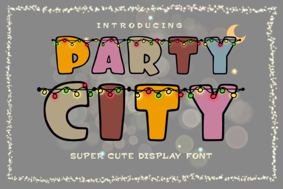 Party City: A Playful Decorative Font for Web Design