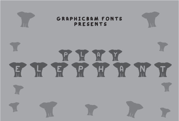 Play Elephant: A Cute Decorative Font for Crafters