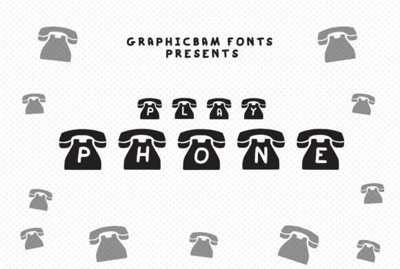 Play Phone: A Decorative Font for Bold Editorial Ideas