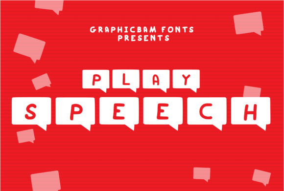 Play Speech: A Decorative Font for Brand Identity