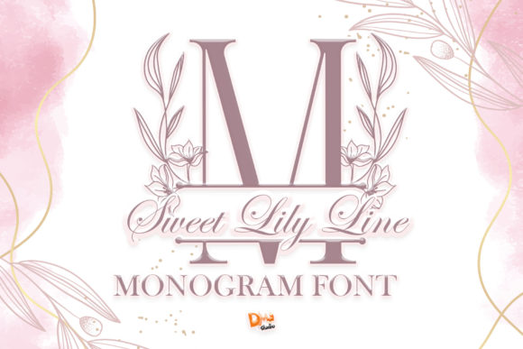 Sweet Lily Line Monogram: A Dainty Decorative Font Review