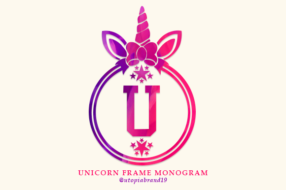 Unicorn Frame Monogram: A Premium Decorative Font Review